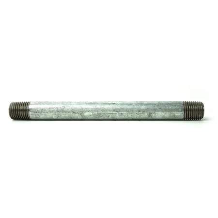 Thrifco Plumbing 1/4 Inch x 6 Inch Galvanized Steel Nipple 5219081